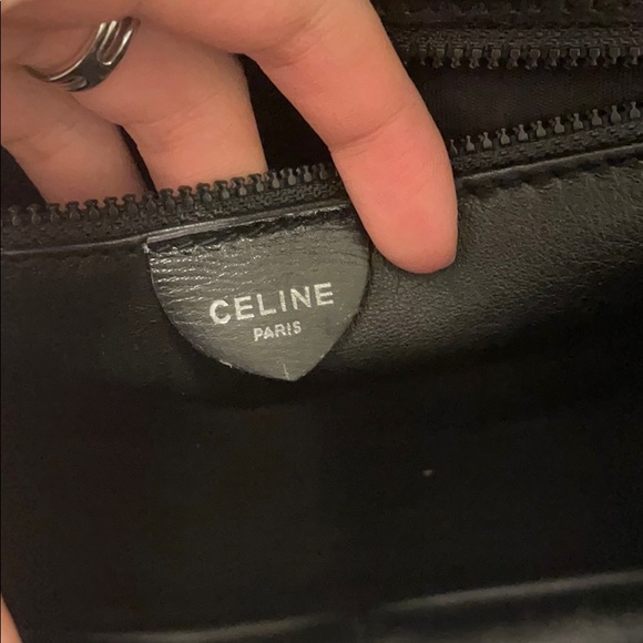 Vintage Celine star ball Kelly bag black silver - Picture 10 of 11